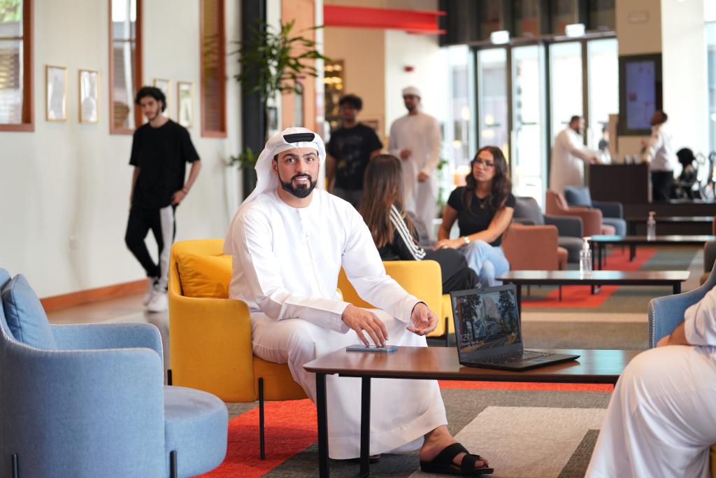 Graduate business students at Canadian University Dubai